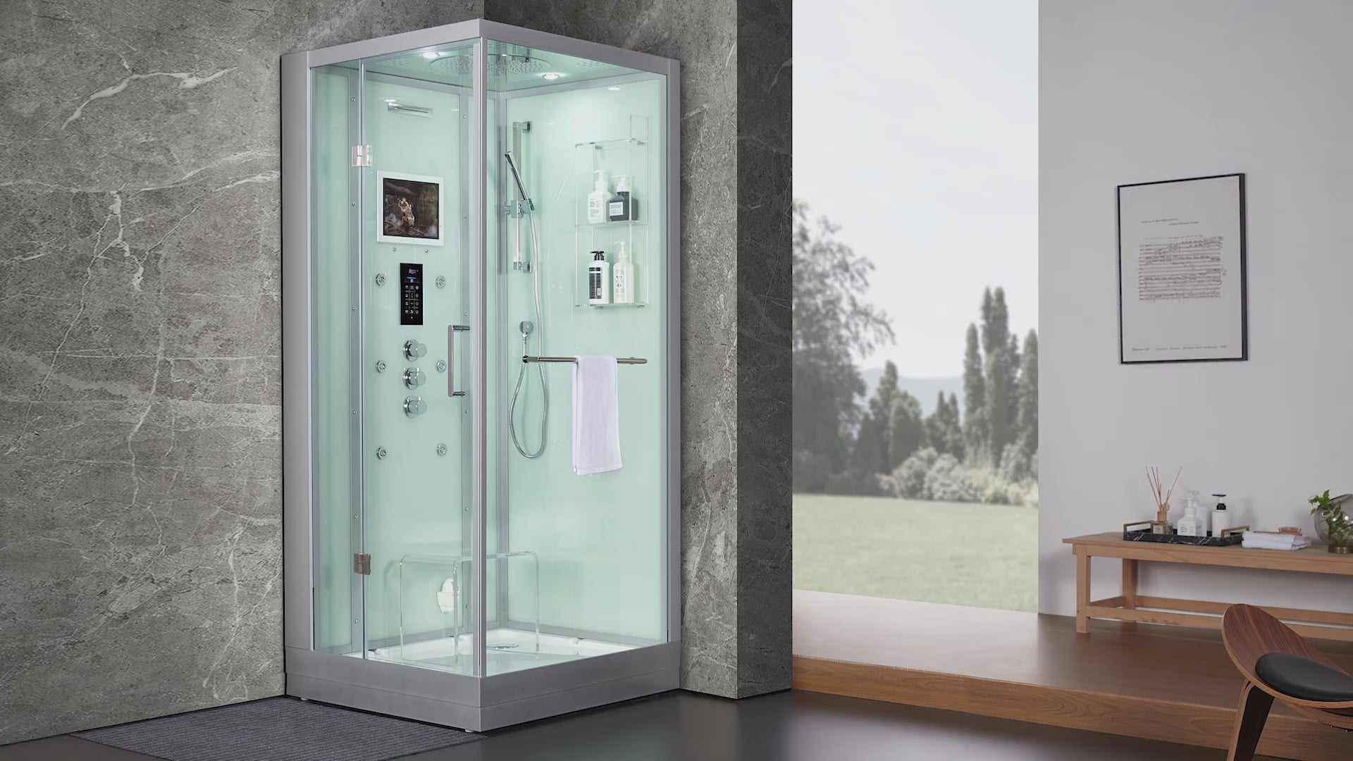 Maya Bath Platinum Arrezo-R Steam Shower